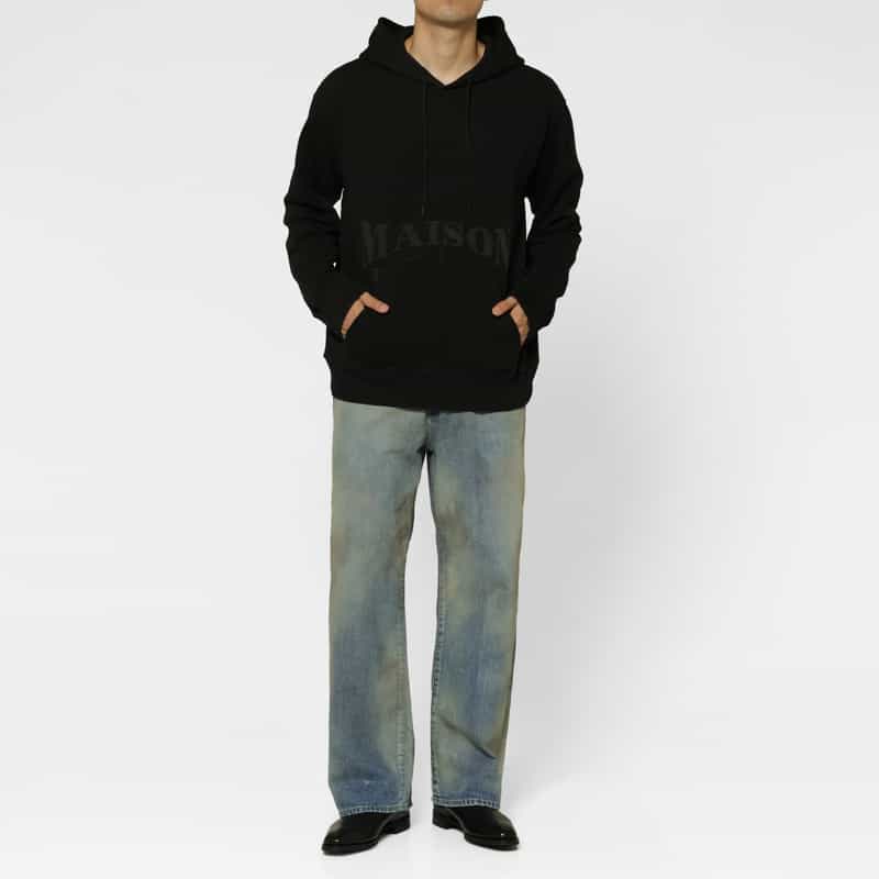 MM6 MAISON MARGIELA MM6 MAISON MARGIELA＜エムエム6 メゾン マルジェラ＞ スウェットフーディ BLACK