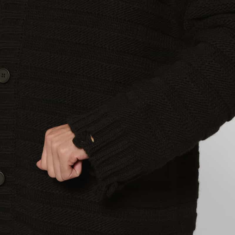 MM6 MAISON MARGIELA MM6 MAISON MARGIELA＜エムエム6 メゾン マルジェラ＞ ニットカーディガン BLACK