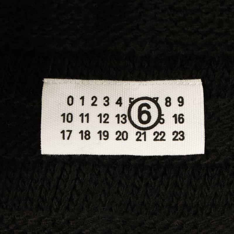 MM6 MAISON MARGIELA MM6 MAISON MARGIELA＜エムエム6 メゾン マルジェラ＞ ニットカーディガン BLACK