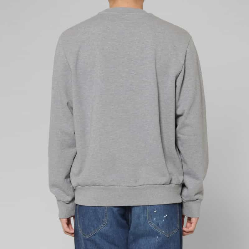 MM6 MAISON MARGIELA MM6 MAISON MARGIELA＜エムエム6 メゾン マルジェラ＞ ロゴパッチ スウェットプルオーバー GRAY