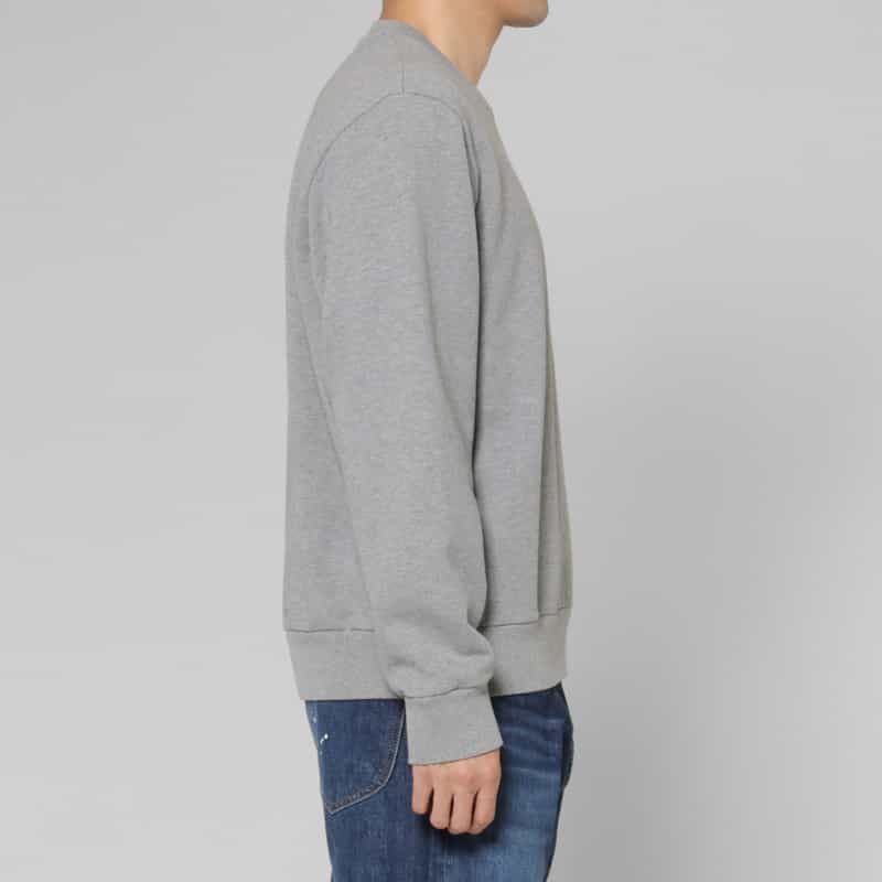 MM6 MAISON MARGIELA MM6 MAISON MARGIELA＜エムエム6 メゾン マルジェラ＞ ロゴパッチ スウェットプルオーバー GRAY