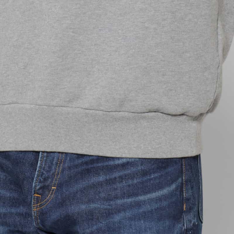MM6 MAISON MARGIELA MM6 MAISON MARGIELA＜エムエム6 メゾン マルジェラ＞ ロゴパッチ スウェットプルオーバー GRAY
