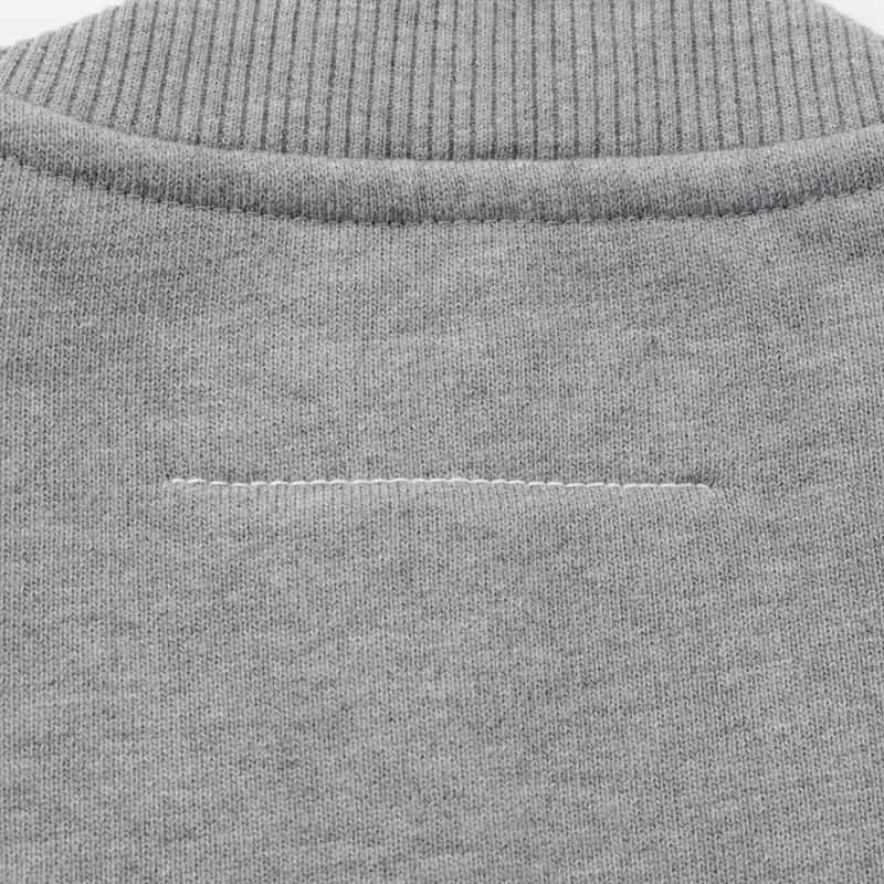 MM6 MAISON MARGIELA MM6 MAISON MARGIELA＜エムエム6 メゾン マルジェラ＞ ロゴパッチ スウェットプルオーバー GRAY