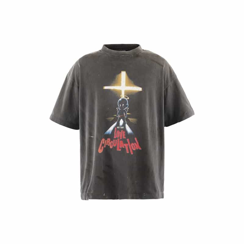 SAINT MXXXXXX＜セント マイケル＞ ヴィンテージ加工Tシャツ