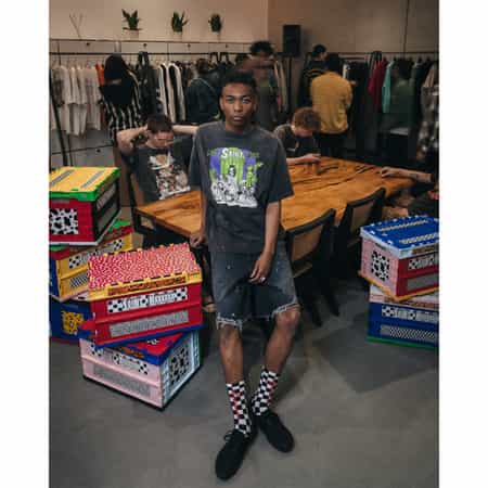 SAINT MXXXXXX＜セント マイケル＞ ヴィンテージ加工グラフィックTシャツ