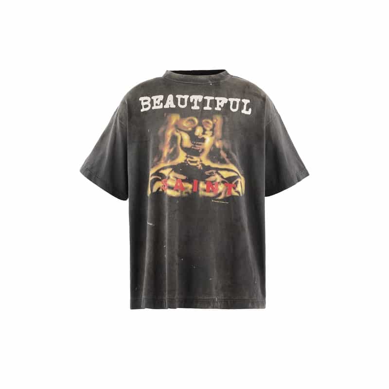 SAINT MXXXXXX＜セント マイケル＞ ヴィンテージ加工Tシャツ
