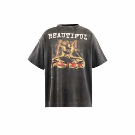 SAINT MXXXXXX＜セント マイケル＞ ヴィンテージ加工Tシャツ