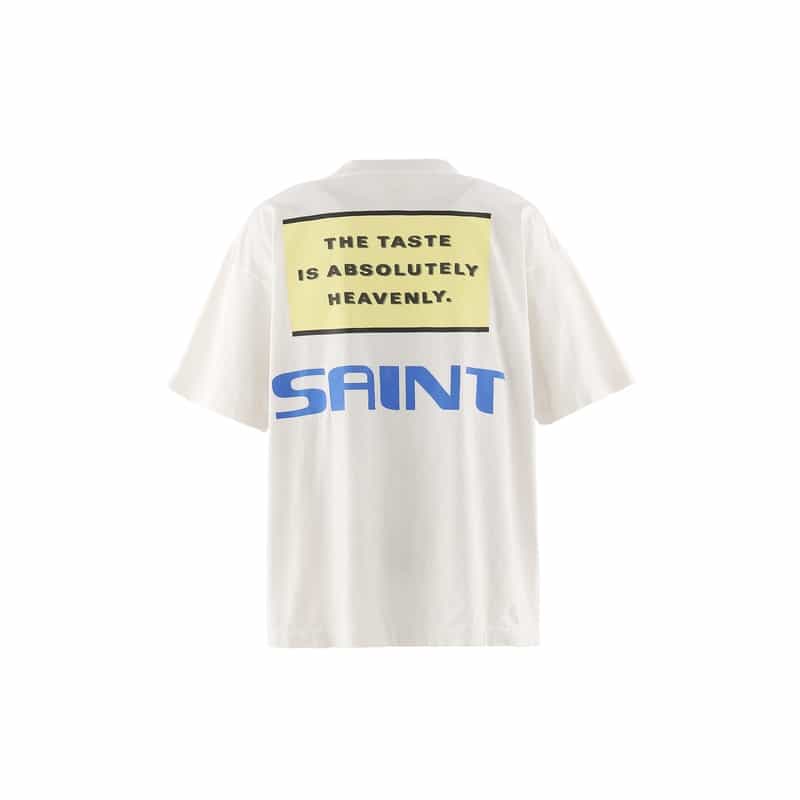 SAINT MXXXXXX SAINT MXXXXXX＜セント マイケル＞ ヴィンテージ加工Tシャツ WHITE