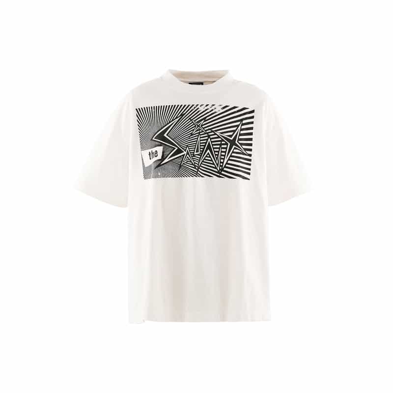 SAINT MXXXXXX SAINT MXXXXXX＜セント マイケル＞ ヴィンテージ加工グラフィックTシャツ WHITE