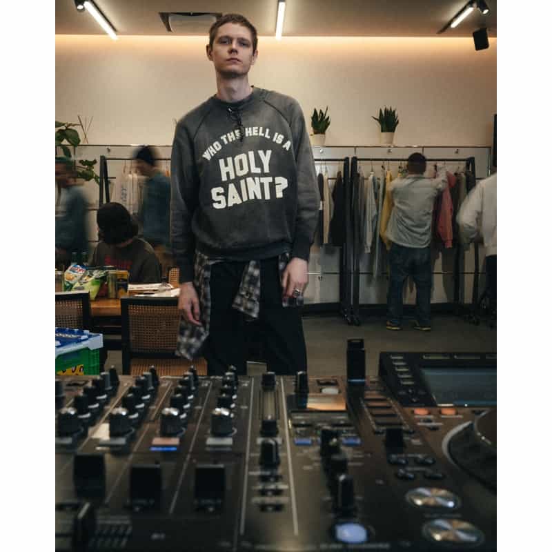 SAINT MXXXXXX＜セント マイケル＞ ヴィンテージ加工スウェットプルオーバー