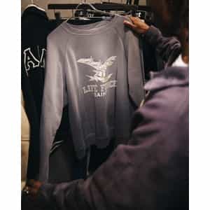 SAINT MXXXXXX＜セント マイケル＞ ヴィンテージ加工スウェットプルオーバー