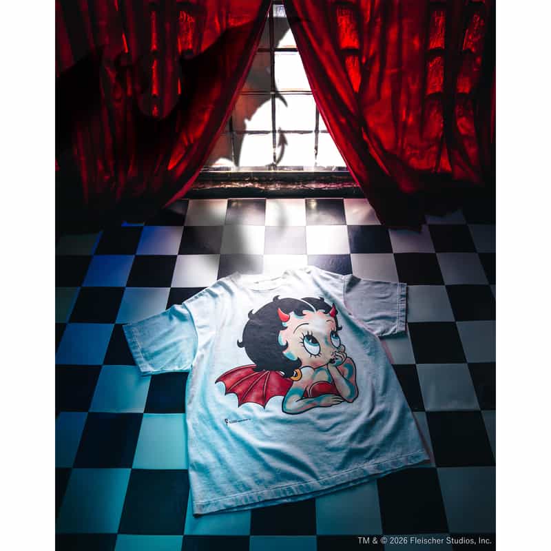 SAINT MXXXXXX＜セント マイケル＞ ＜ベティブープ＞ ヴィンテージ加工Tシャツ