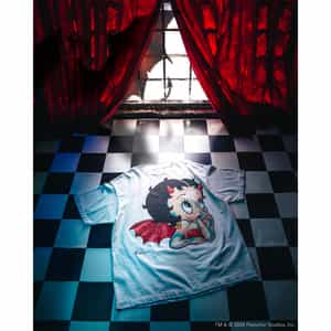 SAINT MXXXXXX＜セント マイケル＞ ＜ベティブープ＞ ヴィンテージ加工Tシャツ