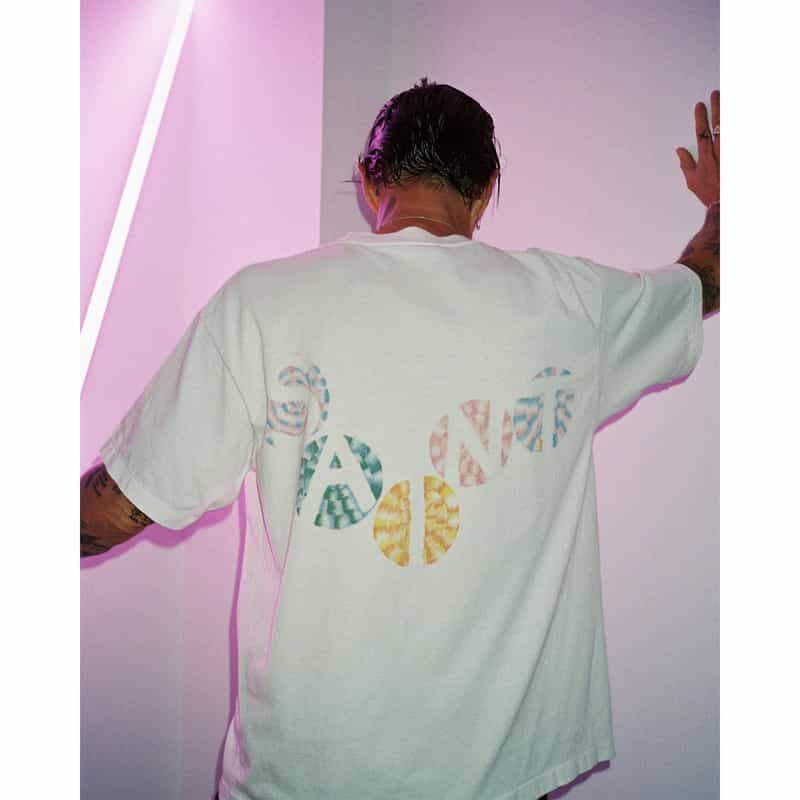 SAINT MXXXXXX SAINT MXXXXXX＜セント マイケル＞ ヴィンテージ加工Tシャツ WHITE