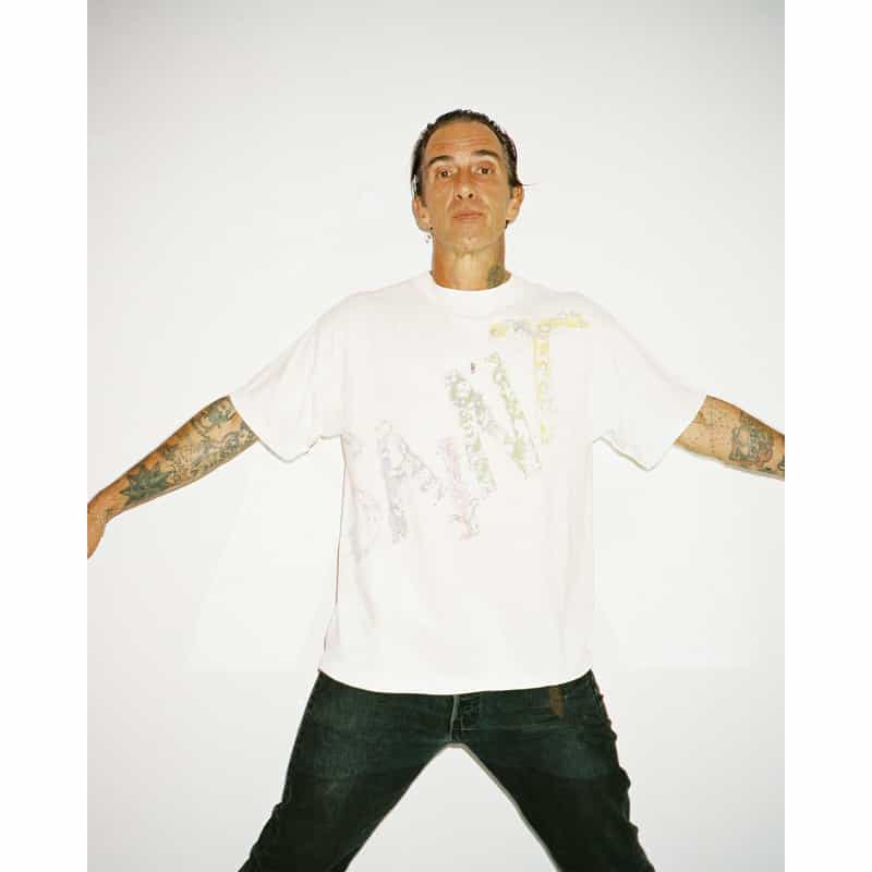 SAINT MXXXXXX SAINT MXXXXXX＜セント マイケル＞ ヴィンテージ加工Tシャツ WHITE