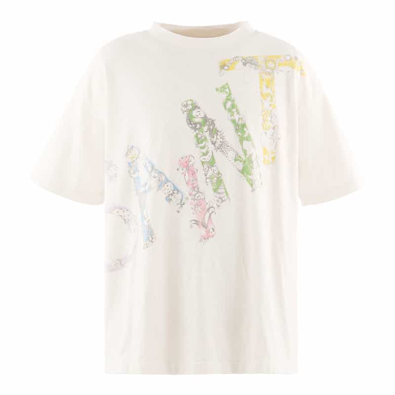 SAINT MXXXXXX SAINT MXXXXXX＜セント マイケル＞ ヴィンテージ加工Tシャツ WHITE