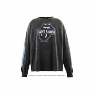 SAINT MXXXXXX＜セント マイケル＞ ヴィンテージ加工ロングスリーブTシャツ“The Rolling Stones"