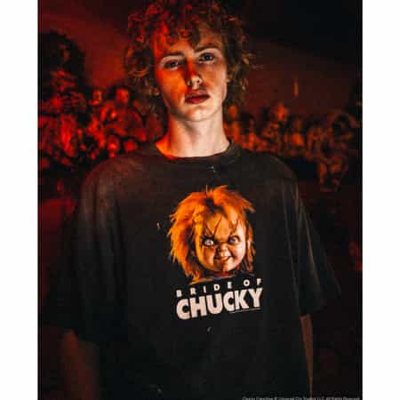 SAINT MXXXXXX＜セント マイケル＞ ＜チャッキー＞ ヴィンテージ加工グラフィックTシャツ