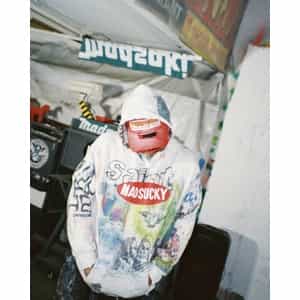 SAINT MXXXXXX＜セント マイケル＞ ヴィンテージ加工スウェットフーディ