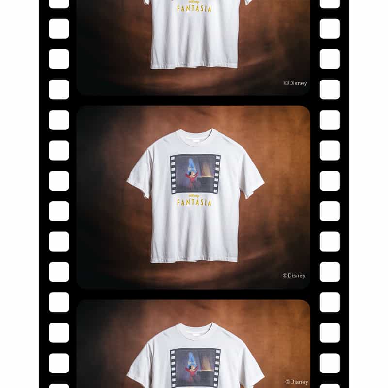 SAINT MXXXXXX＜セント マイケル＞ ＜ファンタジア＞ ヴィンテージ加工Tシャツ