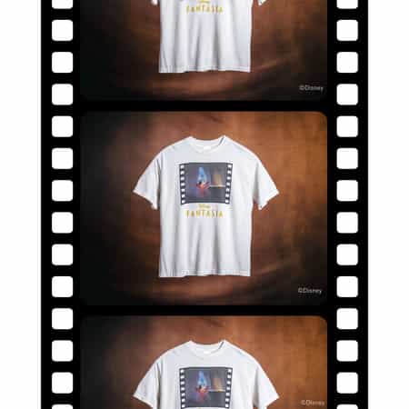 SAINT MXXXXXX＜セント マイケル＞ ＜ファンタジア＞ ヴィンテージ加工Tシャツ