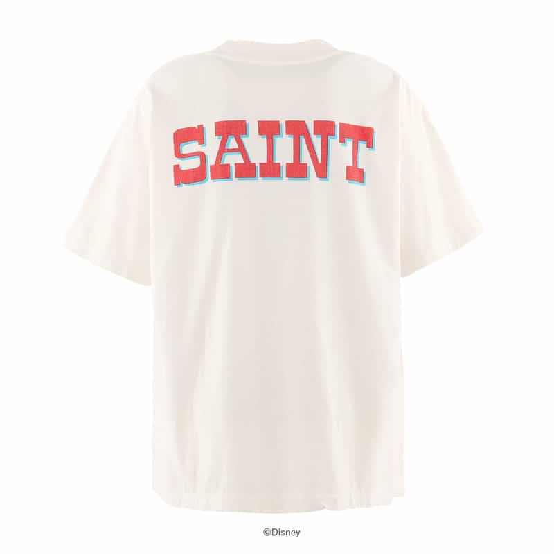 SAINT MXXXXXX SAINT MXXXXXX＜セント マイケル＞ ＜ダンボ＞ ヴィンテージ加工Tシャツ WHITE