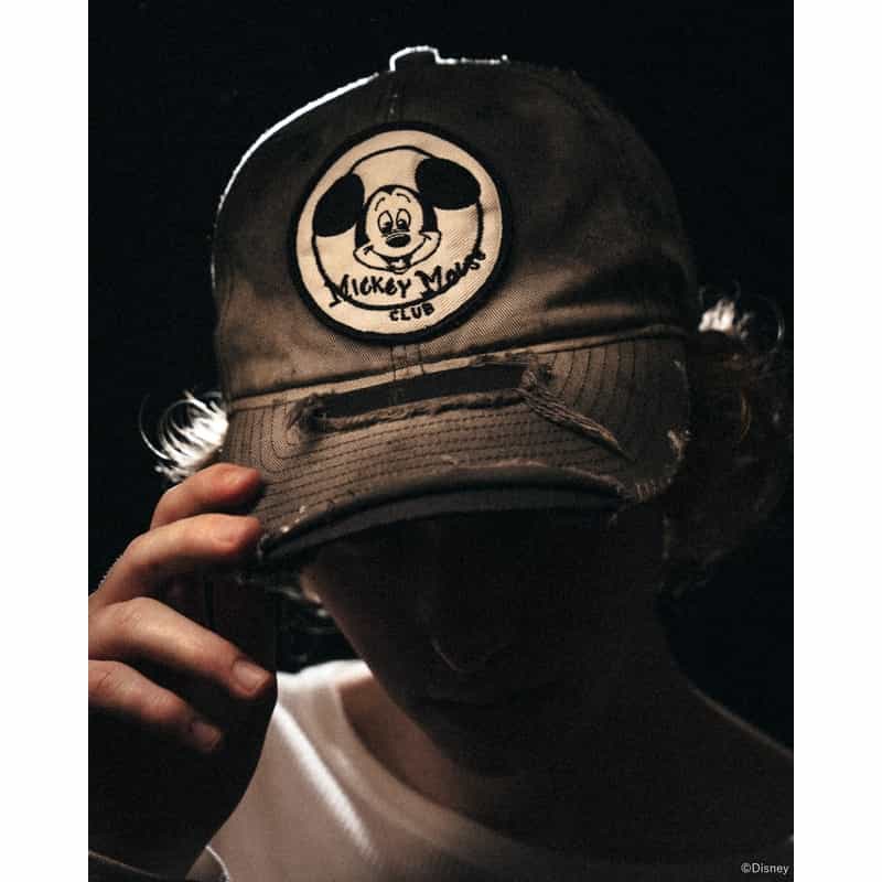 SAINT MXXXXXX SAINT MXXXXXX＜セント マイケル＞ ヴィンテージ加工キャップ“Disney" BLACK