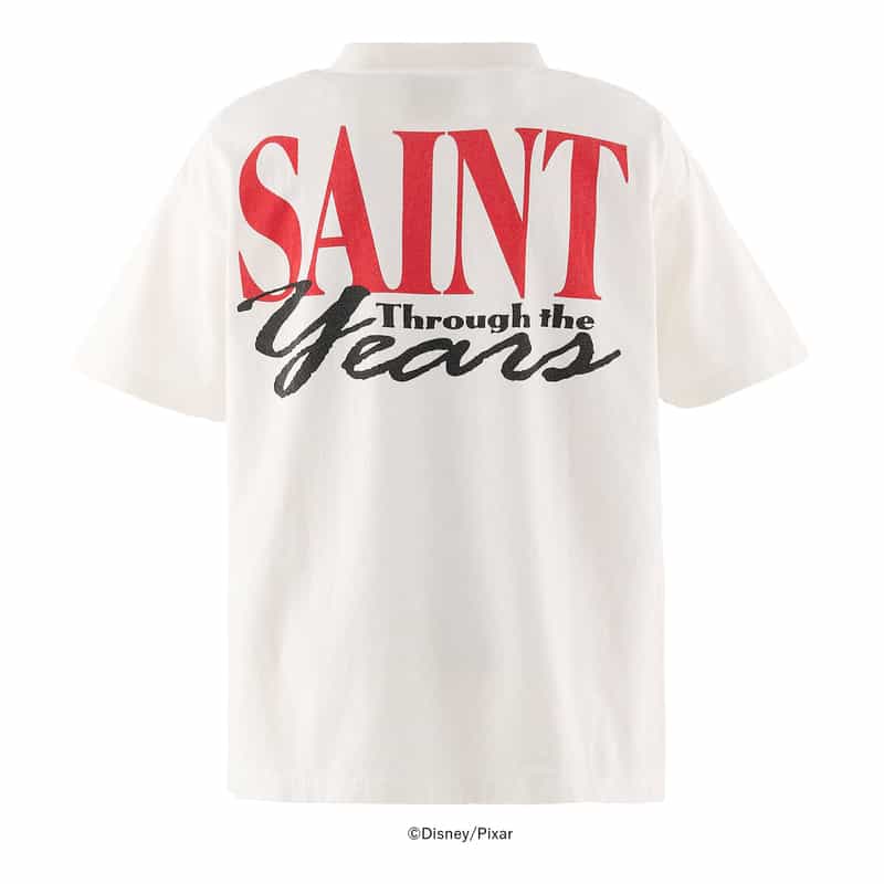 SAINT MXXXXXX SAINT MXXXXXX＜セント マイケル＞ ＜トイ・ストーリー＞ ヴィンテージ加工グラフィックTシャツ WHITE