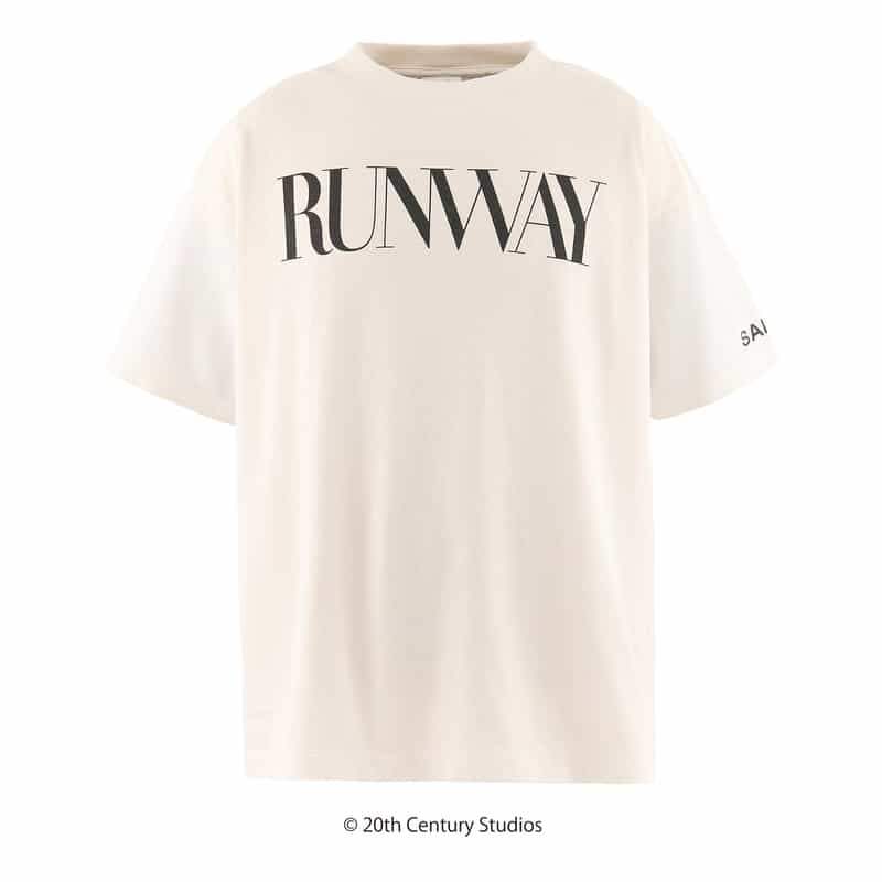 SAINT MXXXXXX＜セント マイケル＞ ヴィンテージ加工グラフィックTシャツ “プラダを着た悪魔"
