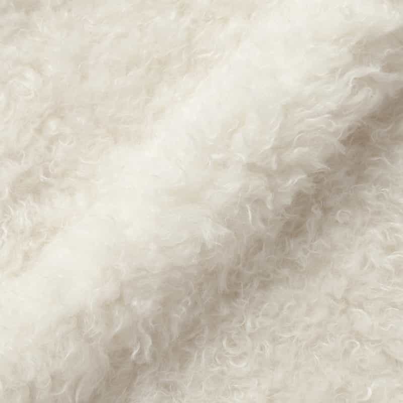 BARNEYS NEW YORK ボア素材 ショートジレ WHITE