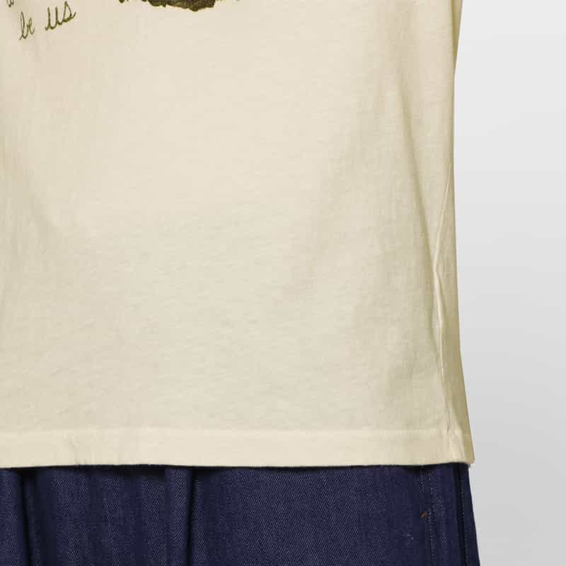 REDONE REDONE ＜リダーン＞ プリントTシャツ WHITE
