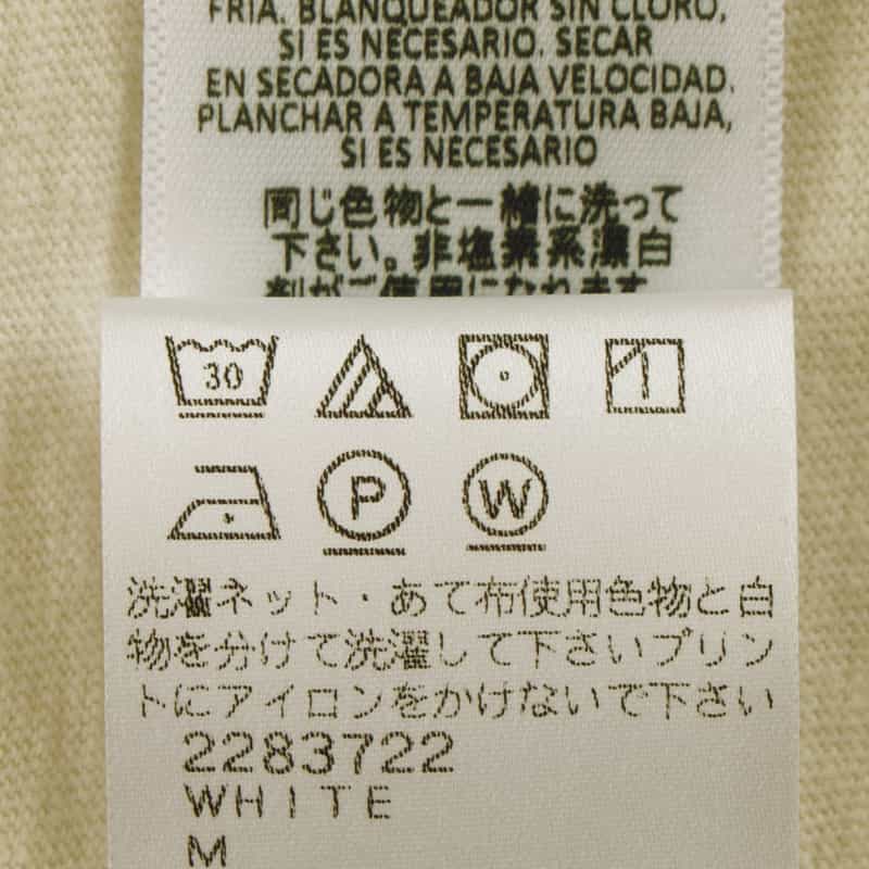 REDONE REDONE ＜リダーン＞ プリントTシャツ WHITE