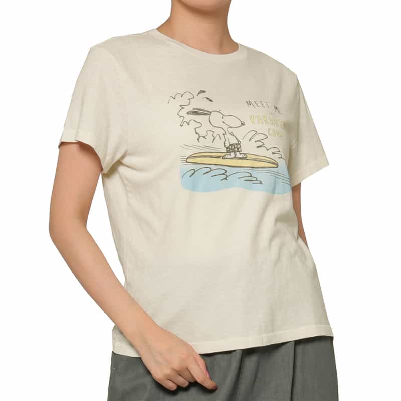 REDONE REDONE ＜リダーン＞ プリントTシャツ WHITE