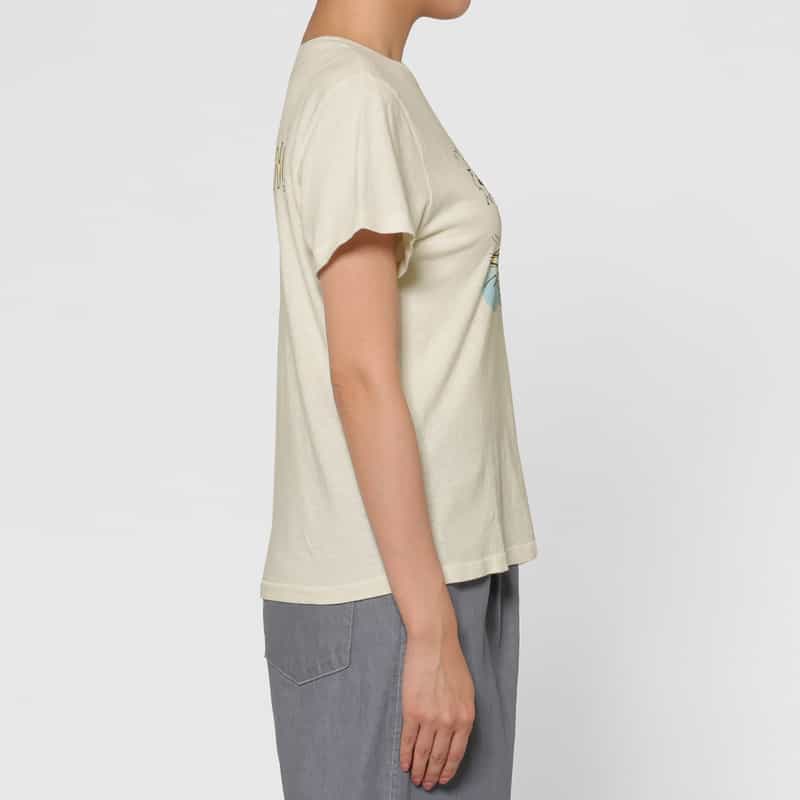 REDONE REDONE ＜リダーン＞ プリントTシャツ WHITE