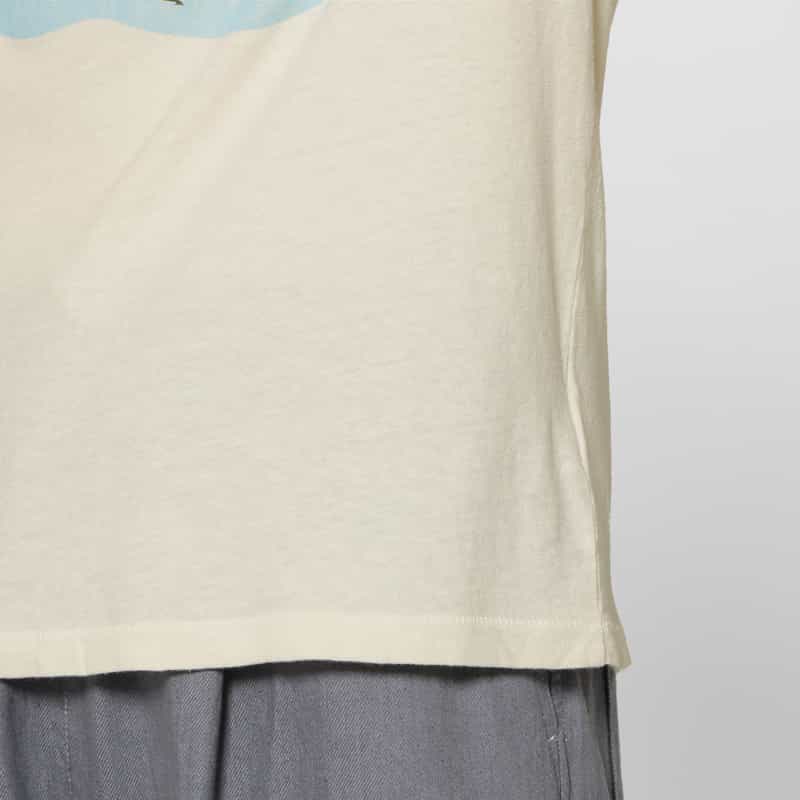 REDONE REDONE ＜リダーン＞ プリントTシャツ WHITE