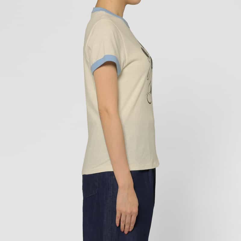 REDONE REDONE ＜リダーン＞ プリントTシャツ IVORY