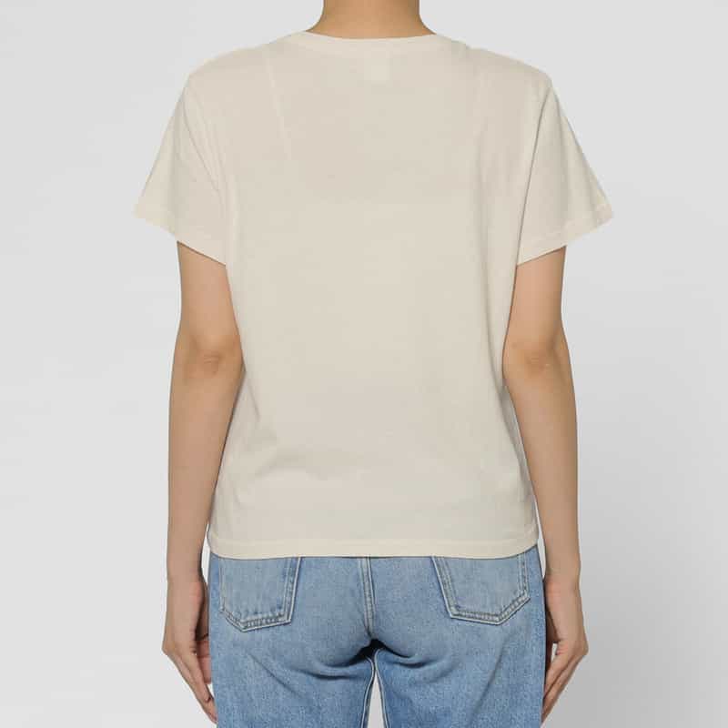 REDONE REDONE ＜リダーン＞ ハーフスリーブTシャツ WHITE