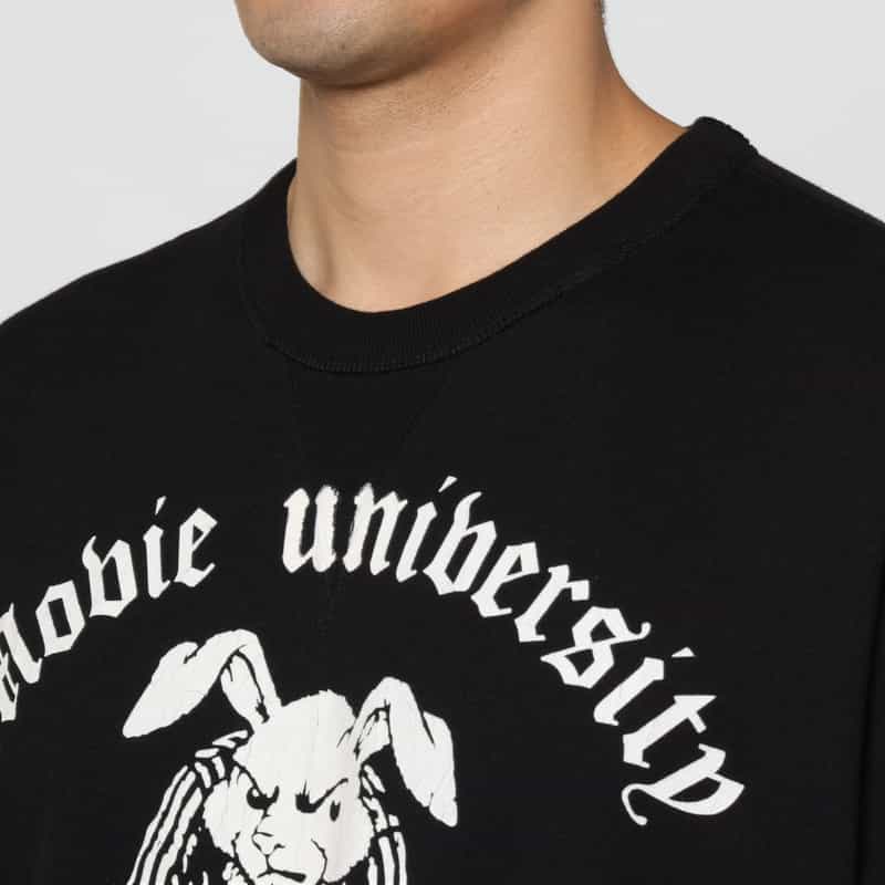 DAIRIKU DAIRIKU＜ダイリク＞ バーニーズ　ニューヨーク限定グラフィックスウェットプルオーバー BLACK