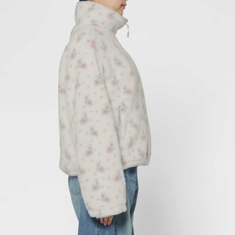 ATELIER EDITION ATELIER EDITION ＜アトリエ エディション＞ フラワープリン フリースブルゾン MULTI COLOR