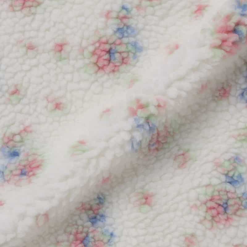 ATELIER EDITION ATELIER EDITION ＜アトリエ エディション＞ フラワープリン フリースブルゾン MULTI COLOR