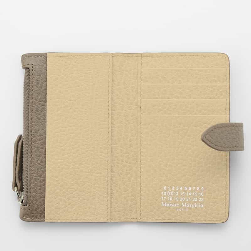 MAISON MARGIELA MAISON MARGIELA ＜メゾンマルジェラ＞ バイカラーハーフウォレット BEIGE