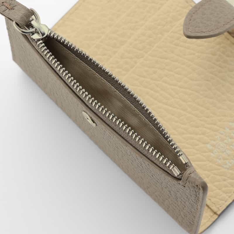 MAISON MARGIELA MAISON MARGIELA ＜メゾンマルジェラ＞ バイカラーハーフウォレット BEIGE