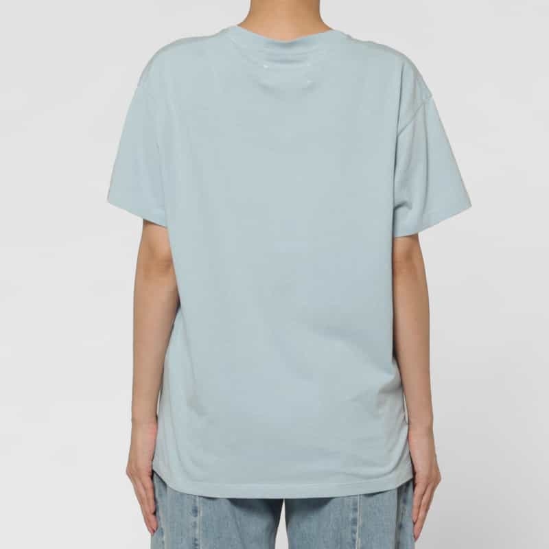 MAISON MARGIELA MAISON MARGIELA ＜メゾンマルジェラ＞ プリントロゴTシャツ LIGHT BLUE