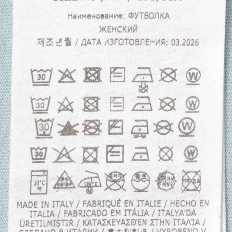 MAISON MARGIELA MAISON MARGIELA ＜メゾンマルジェラ＞ プリントロゴTシャツ LIGHT BLUE