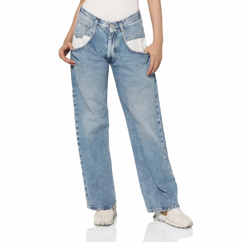 MAISON MARGIELA MAISON MARGIELA ＜メゾンマルジェラ＞ バギーポケットデニムパンツ BLUE