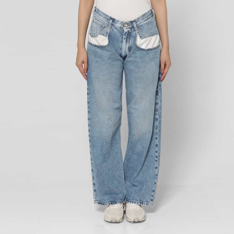 MAISON MARGIELA MAISON MARGIELA ＜メゾンマルジェラ＞ バギーポケットデニムパンツ BLUE
