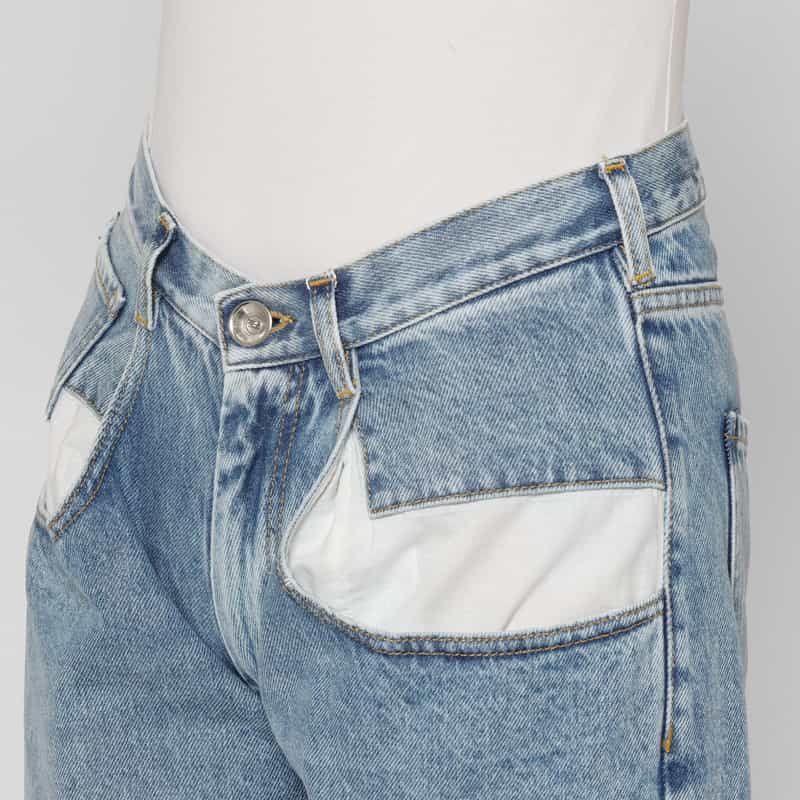 MAISON MARGIELA MAISON MARGIELA ＜メゾンマルジェラ＞ バギーポケットデニムパンツ BLUE