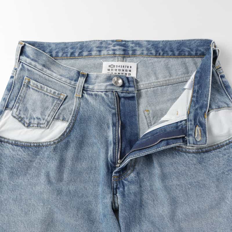 MAISON MARGIELA MAISON MARGIELA ＜メゾンマルジェラ＞ バギーポケットデニムパンツ BLUE