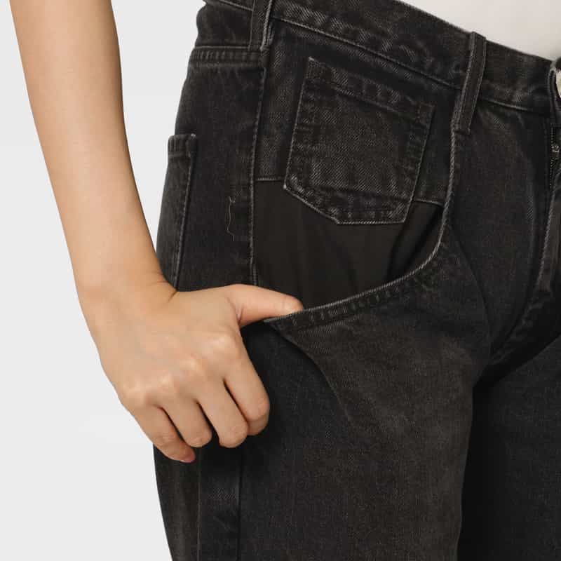 MAISON MARGIELA MAISON MARGIELA ＜メゾン マルジェラ＞ ボーイフレンドデニムパンツ BLACK