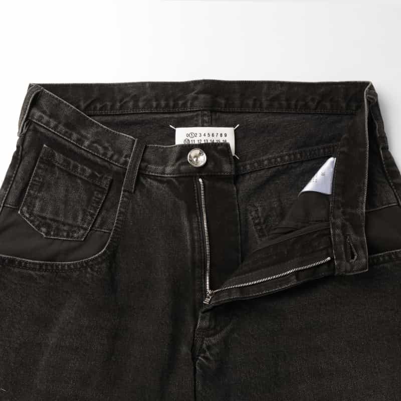 MAISON MARGIELA MAISON MARGIELA ＜メゾン マルジェラ＞ ボーイフレンドデニムパンツ BLACK